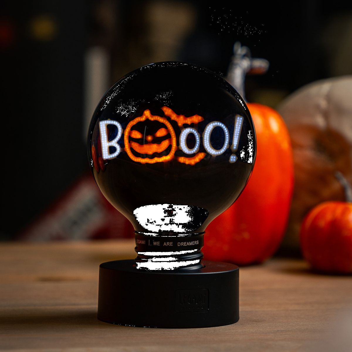 Deko-Tischlampe in Glühbirnenform - Pumpkin Booo Halloween - Legami