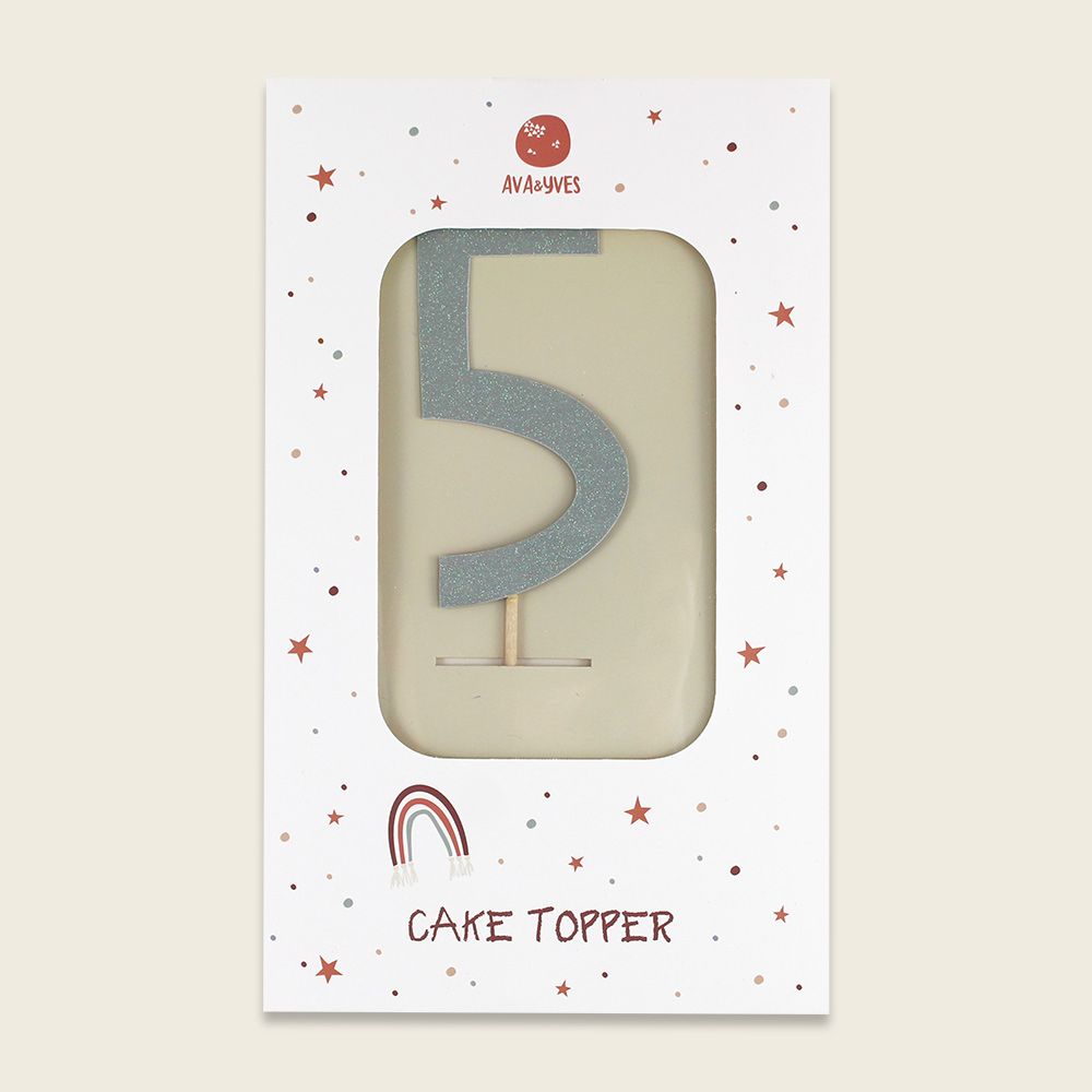 Cake Number Serie UNDER THE SEA, Zahl “5” - Ava & Yves