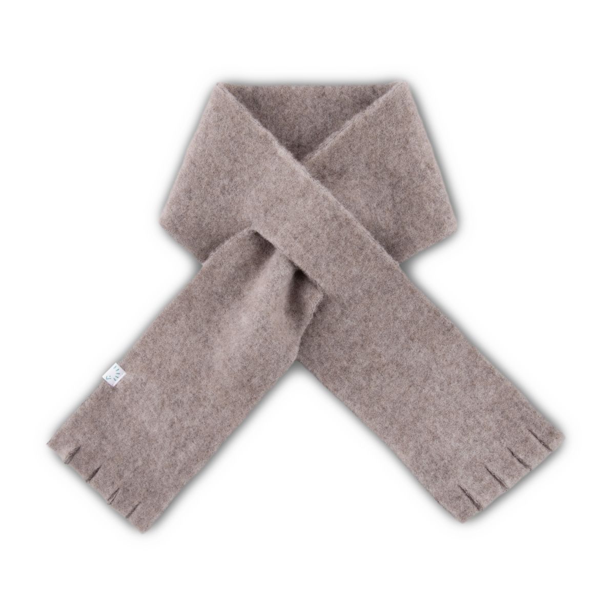Schal Wollfleece sand melange Gr. S