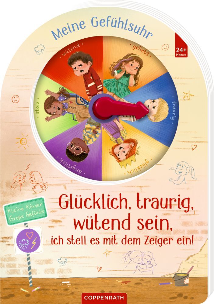 Glücklich, traurig, wütend sein, ... - Meine Gefühlsuhr 2+