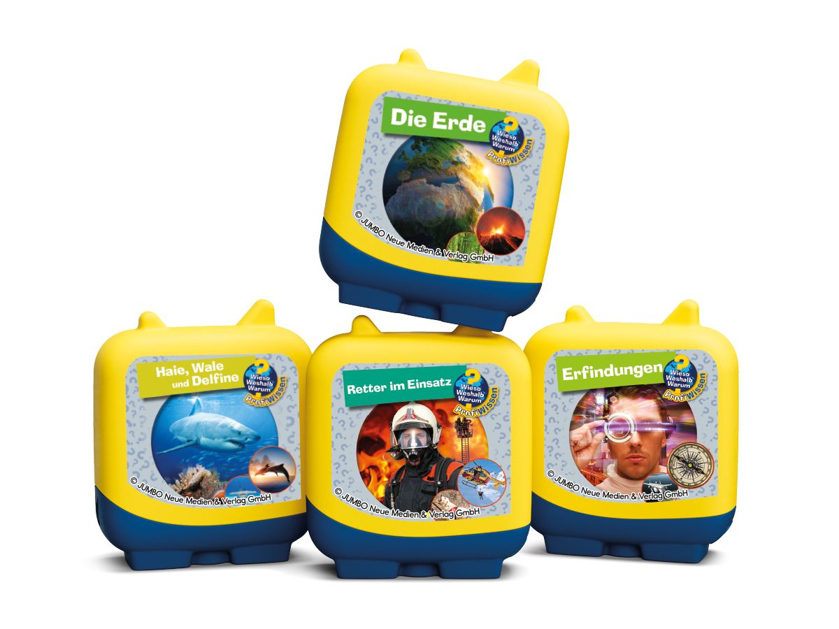 Pocket Tonie: Wieso? Weshalb? Warum? Profiwissen 4er Set  - Tonies 8+