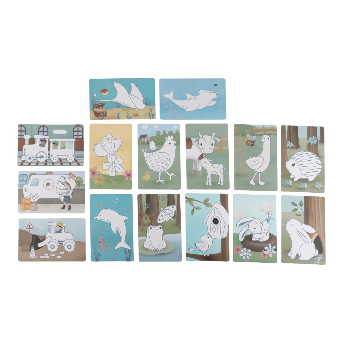 Zeichen-Tablet blau  Safari Friends - Little Dutch