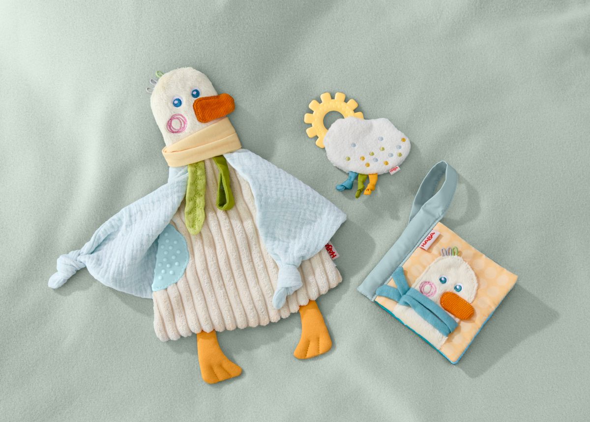 HABA Baby-Spiel-Set Gans 3-in-1