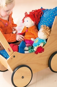 HABA Puppenwagen Natur