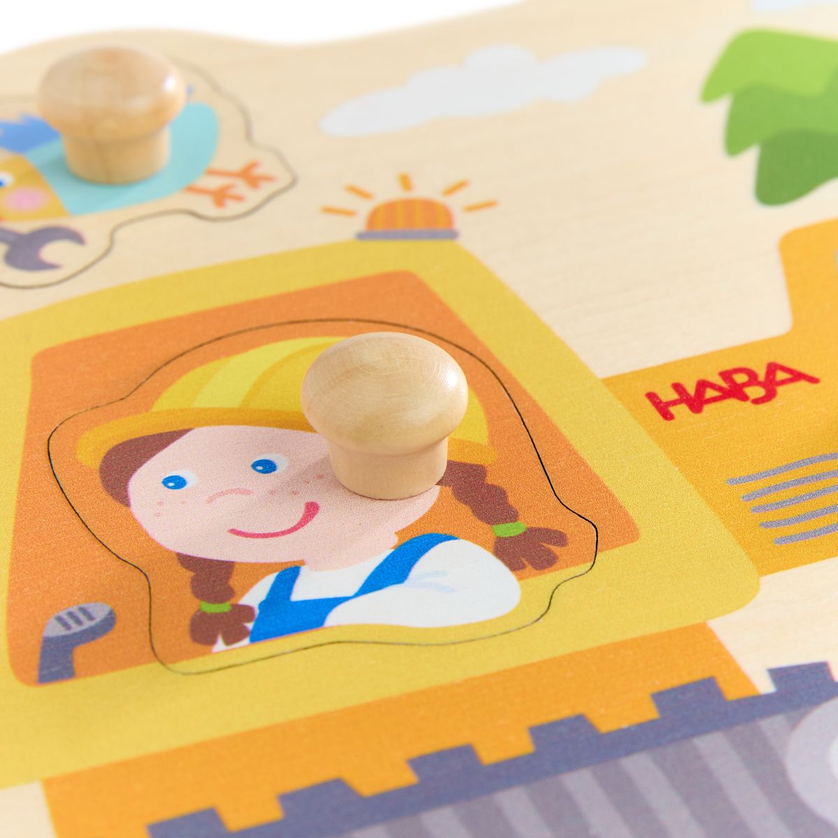 HABA Greifpuzzle Bagger
