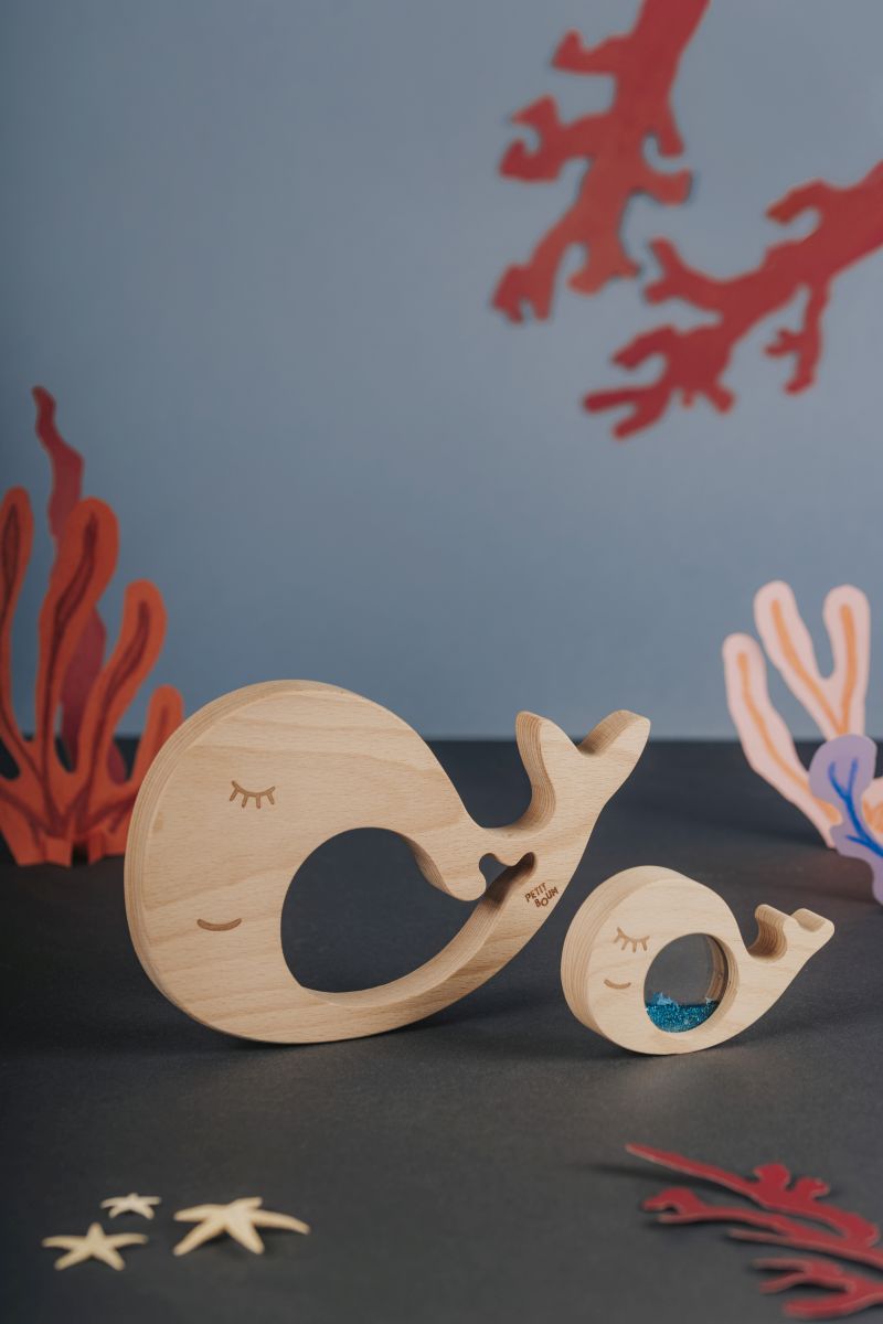 Puzzle Wal und Baby - Petit Boum