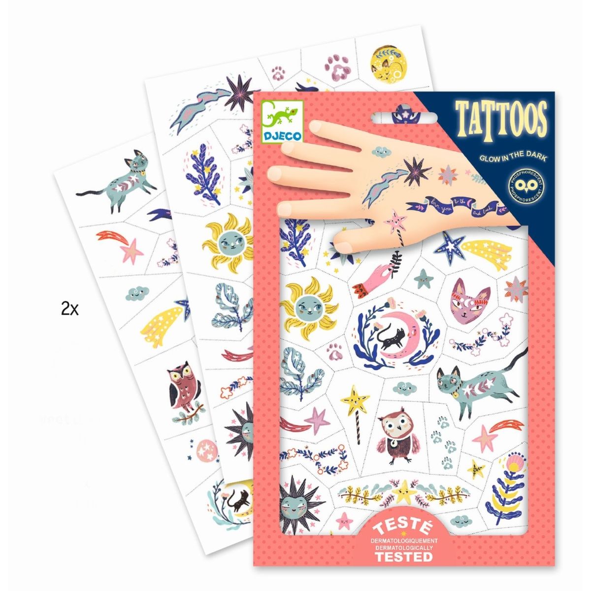 Tattoos Sweet dreams (Leuchten im Dunkeln) - DJECO