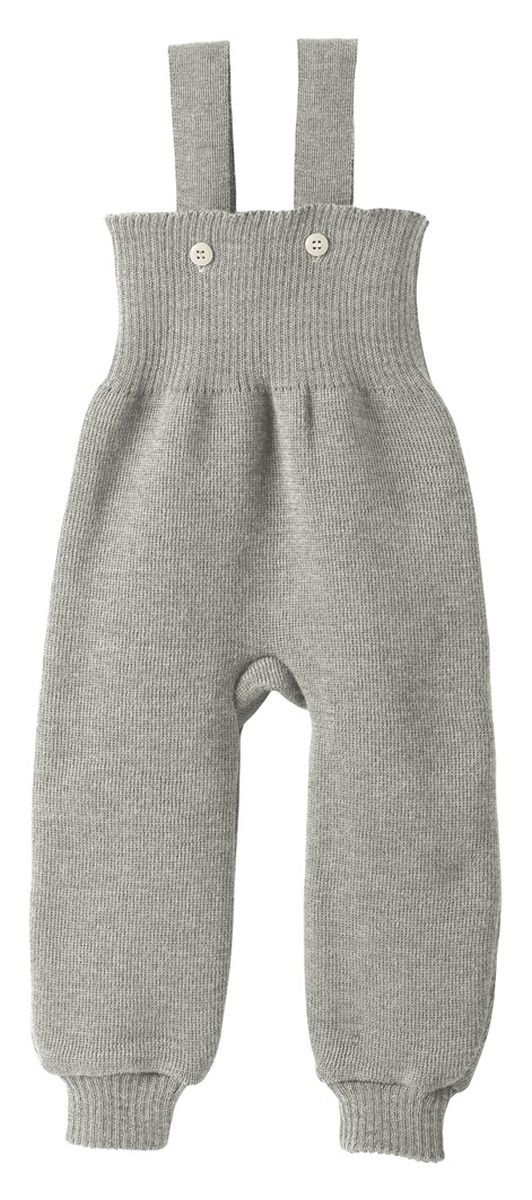 Disana Trägerhose grau gestrickt Wolle