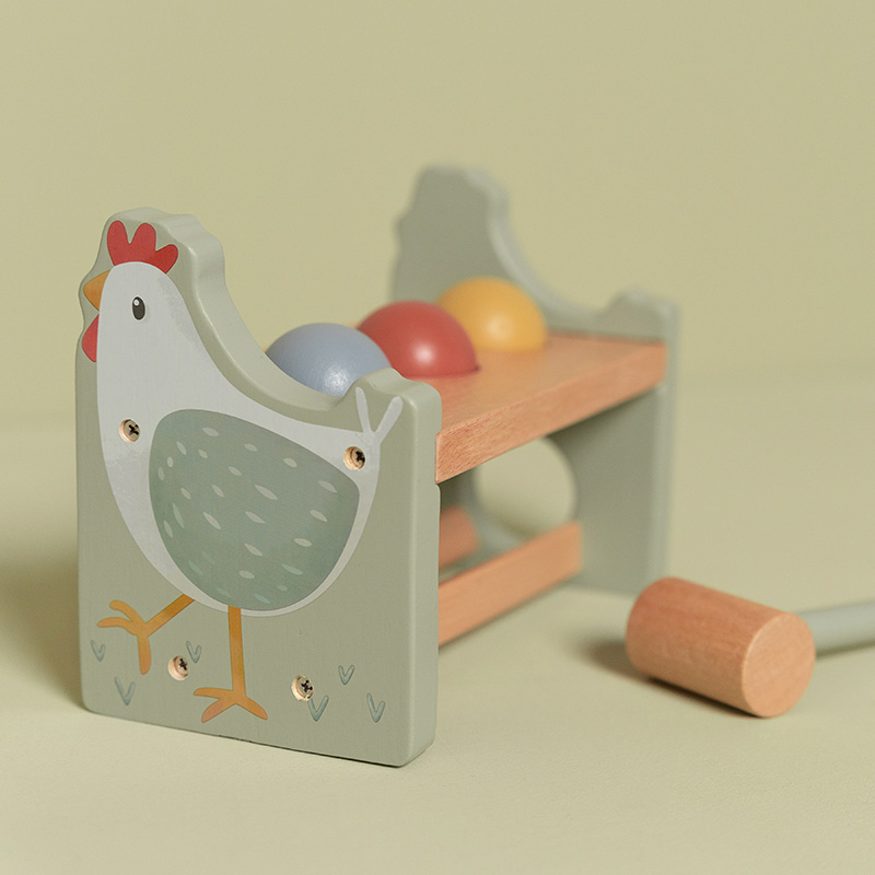 Hammerbank mit rollenden Kugeln Little Farm - Little Dutch