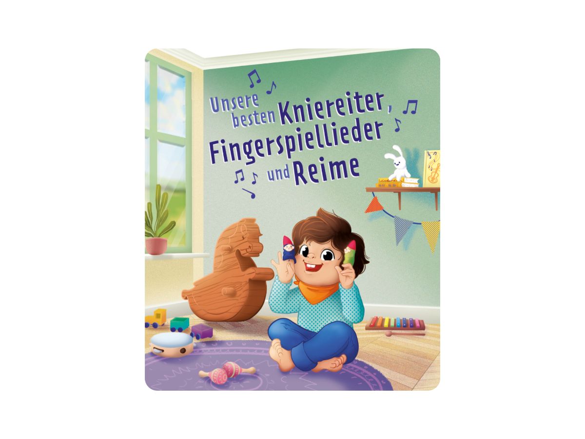 Unsere besten Kniereiter, Fingerspiellieder und Reime - Tonies 3+