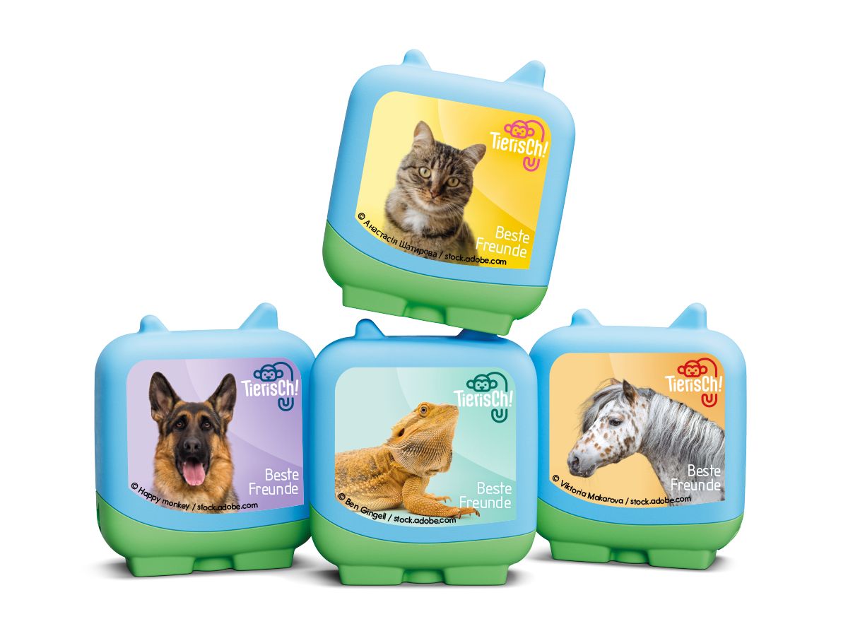 Pocket Tonie: Tierisch! Beste Freunde 4er Set - Tonies 5+