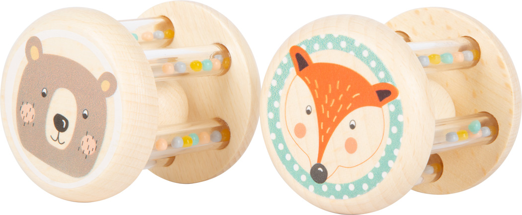 Babyrasseln Tiere Pastell (2er Set) - Small Foot