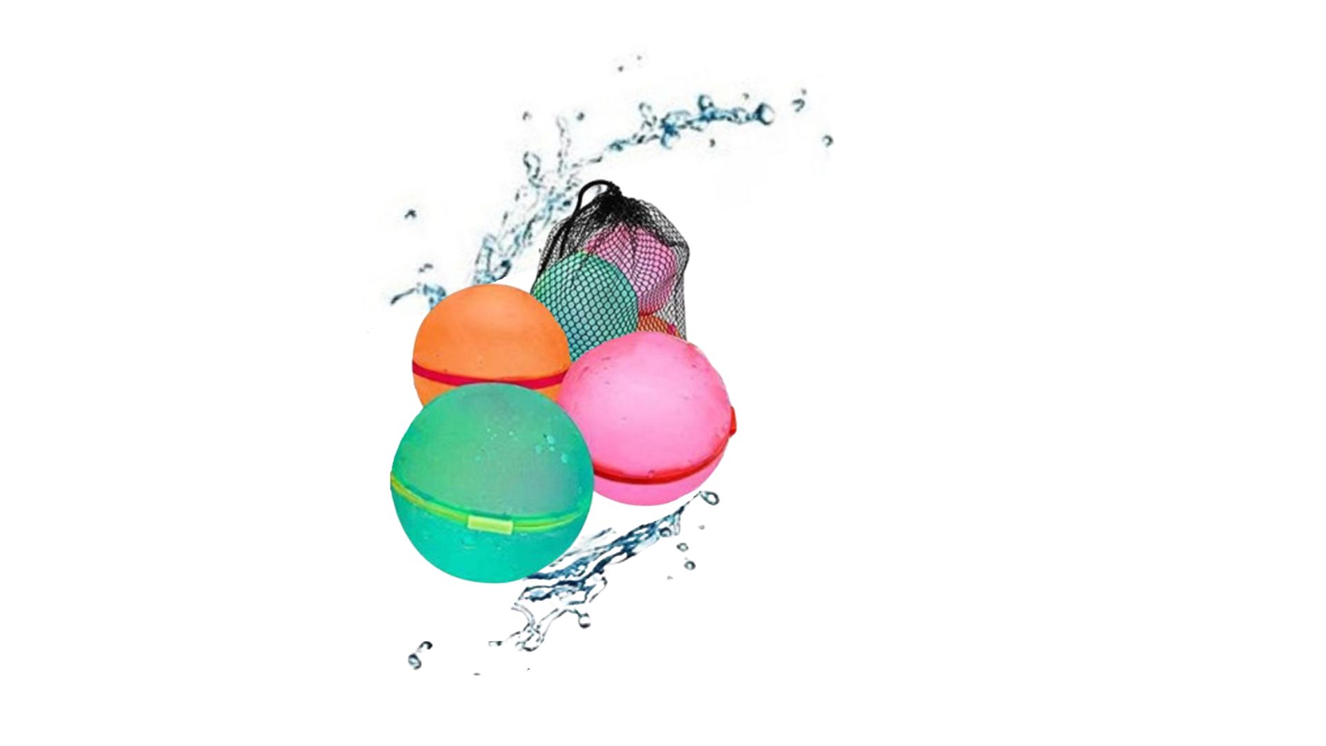 Wasserbomben Magnet 3er-Set (unterschiedliche Designs, 1 Set) - Fun Trading