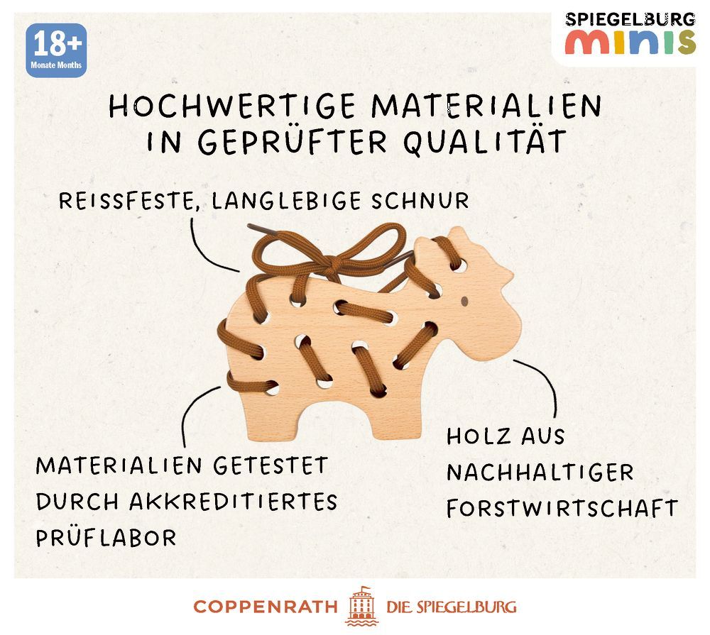 Fädelspiel - Spiegelburg minis (verschiedene Designs, 1 Stück)