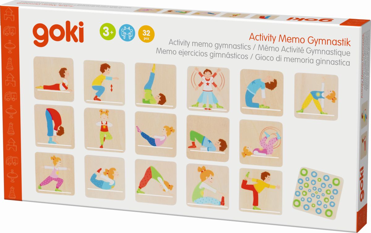 Memospiel Activity Gymnastik - Goki