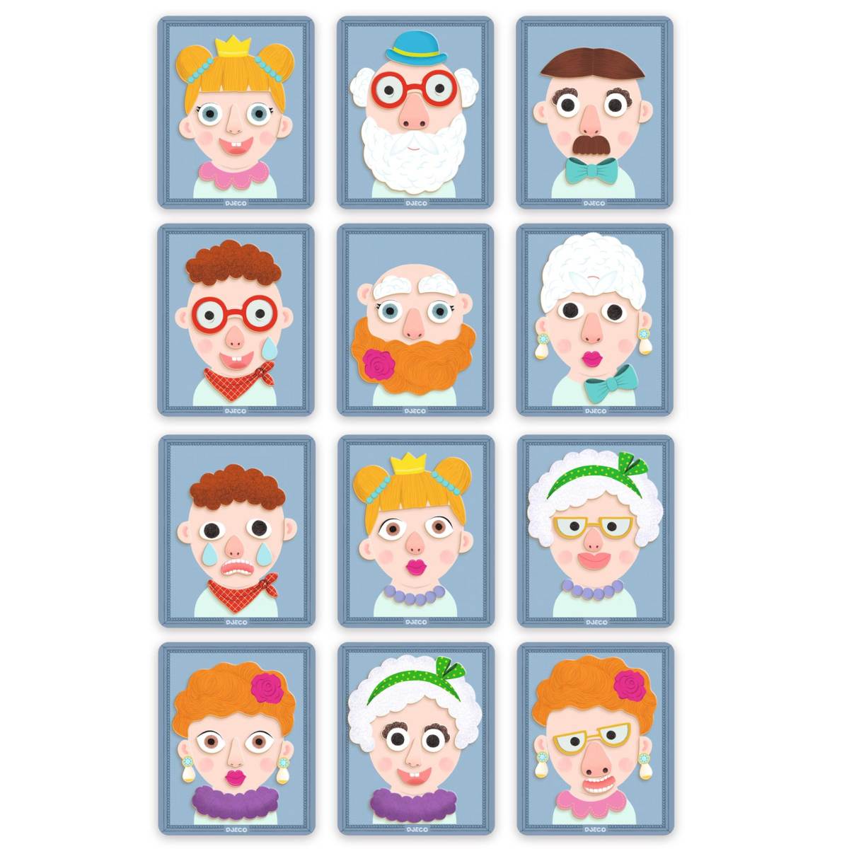Magnetspiel: Portraits - Djeco