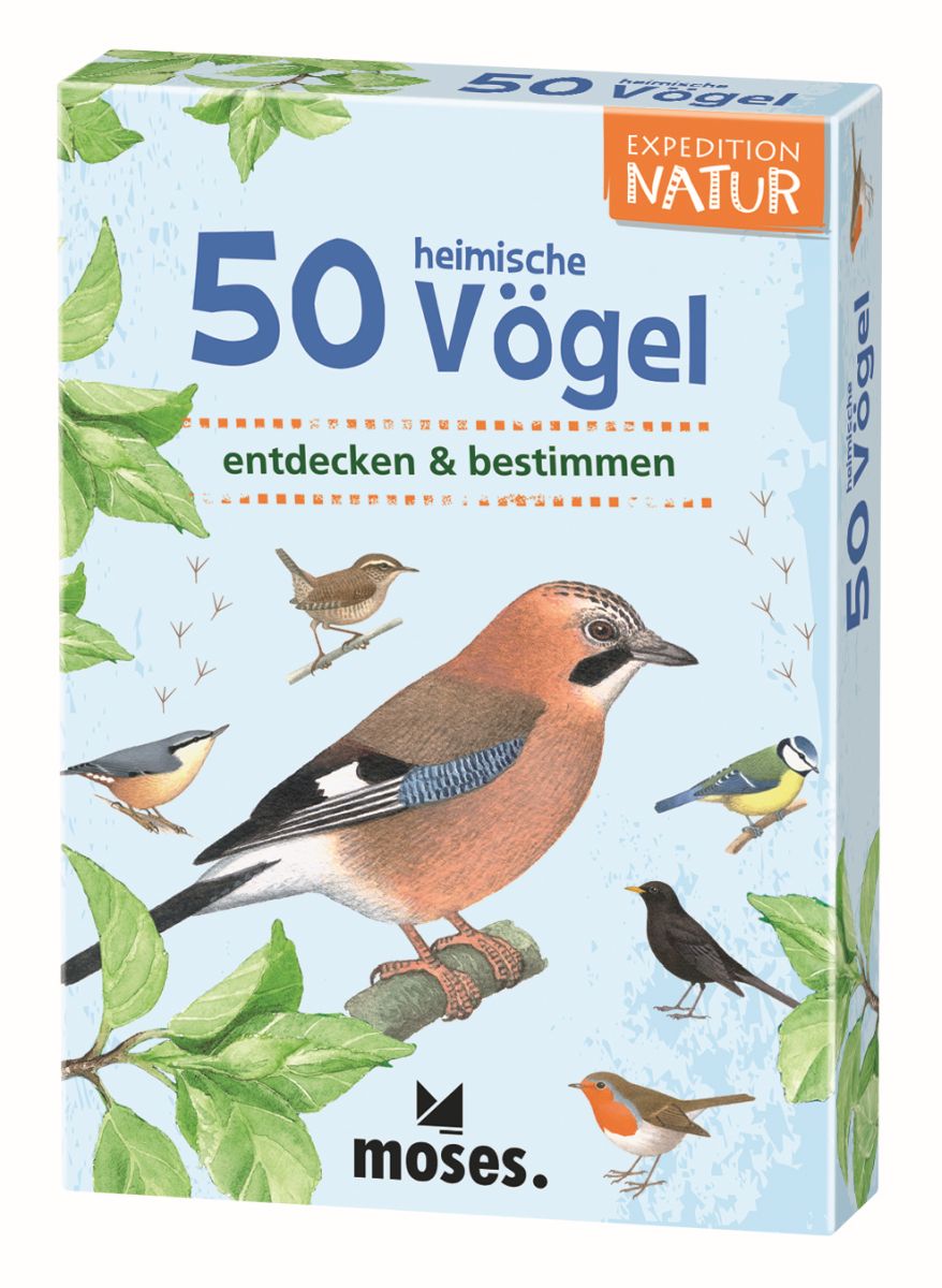 Expedition Natur 50 heimische Vögel  - Moses