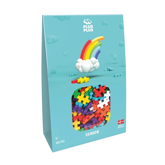 PLUS PLUS Mini-Bausteine Regenbogen 300 Stück