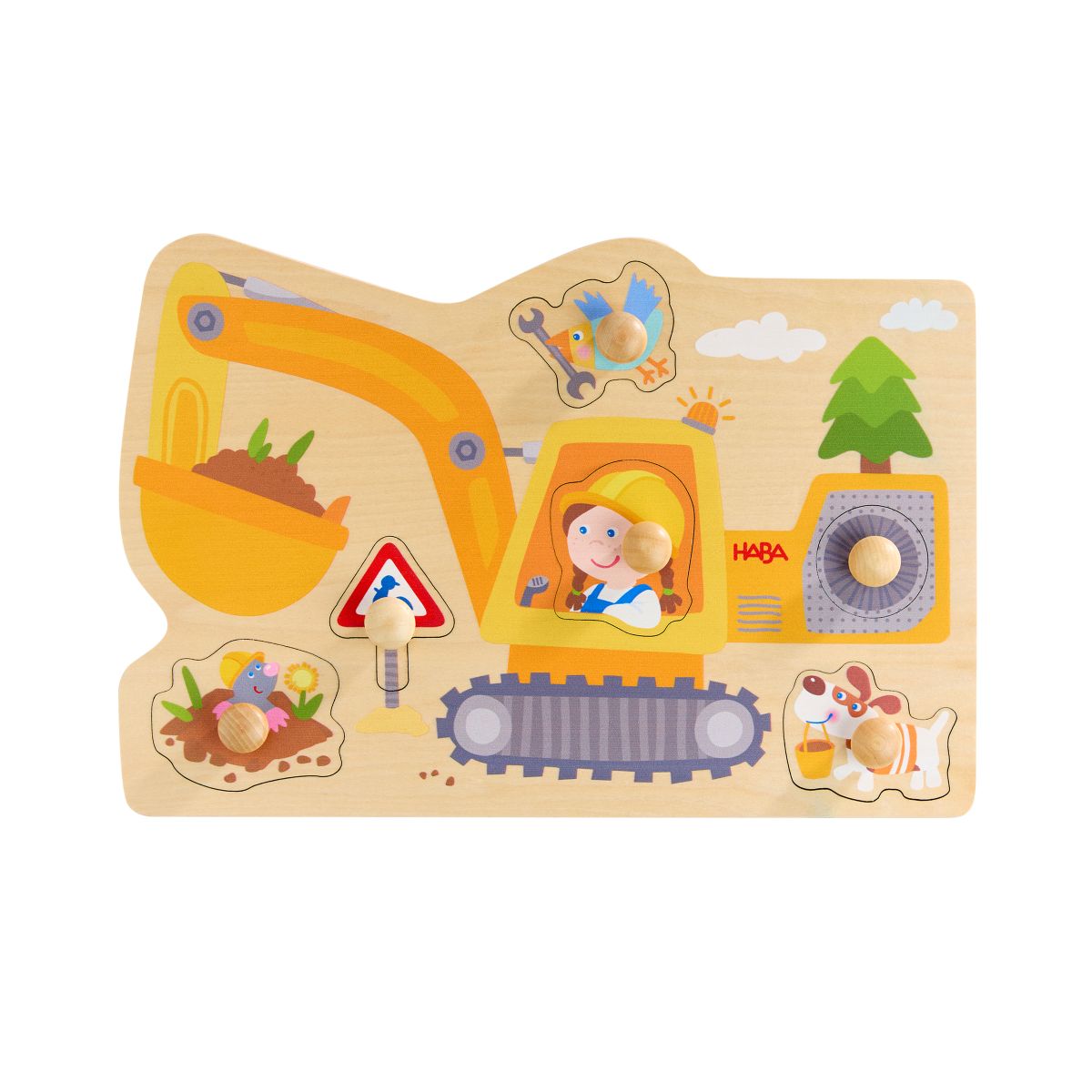 HABA Greifpuzzle Bagger