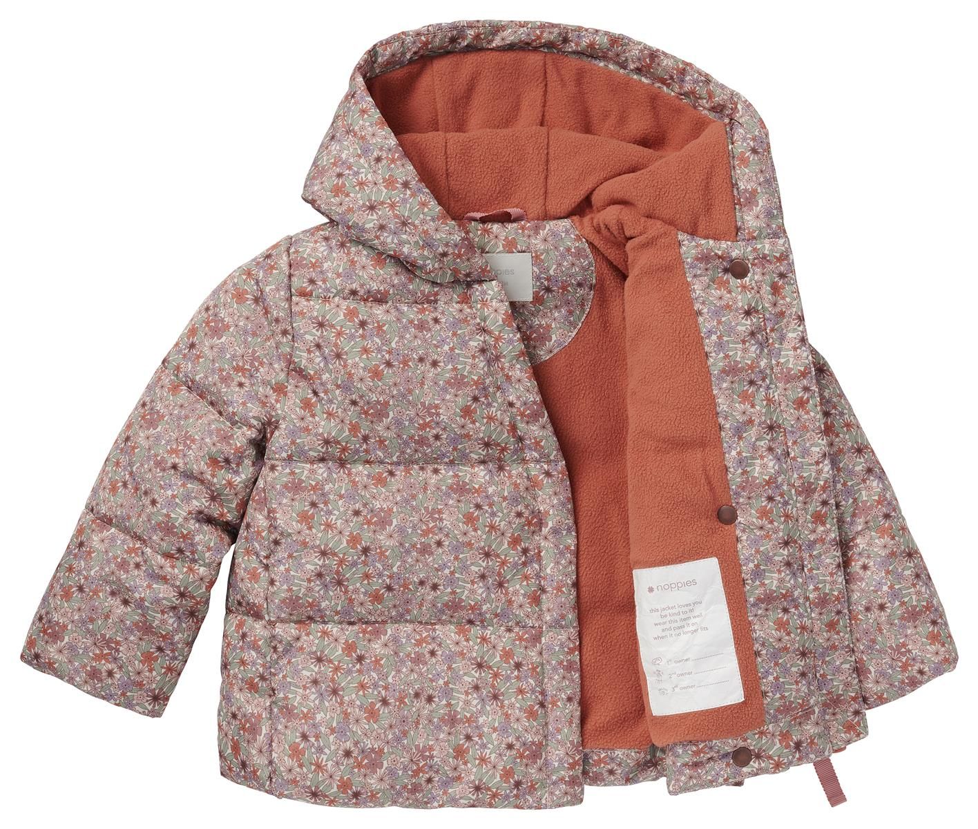 Winterjacke floral  - 74