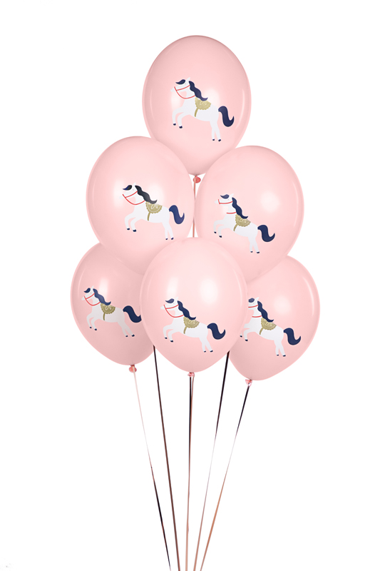 Luftballons Pferde (6 Stk.) - Party Deco