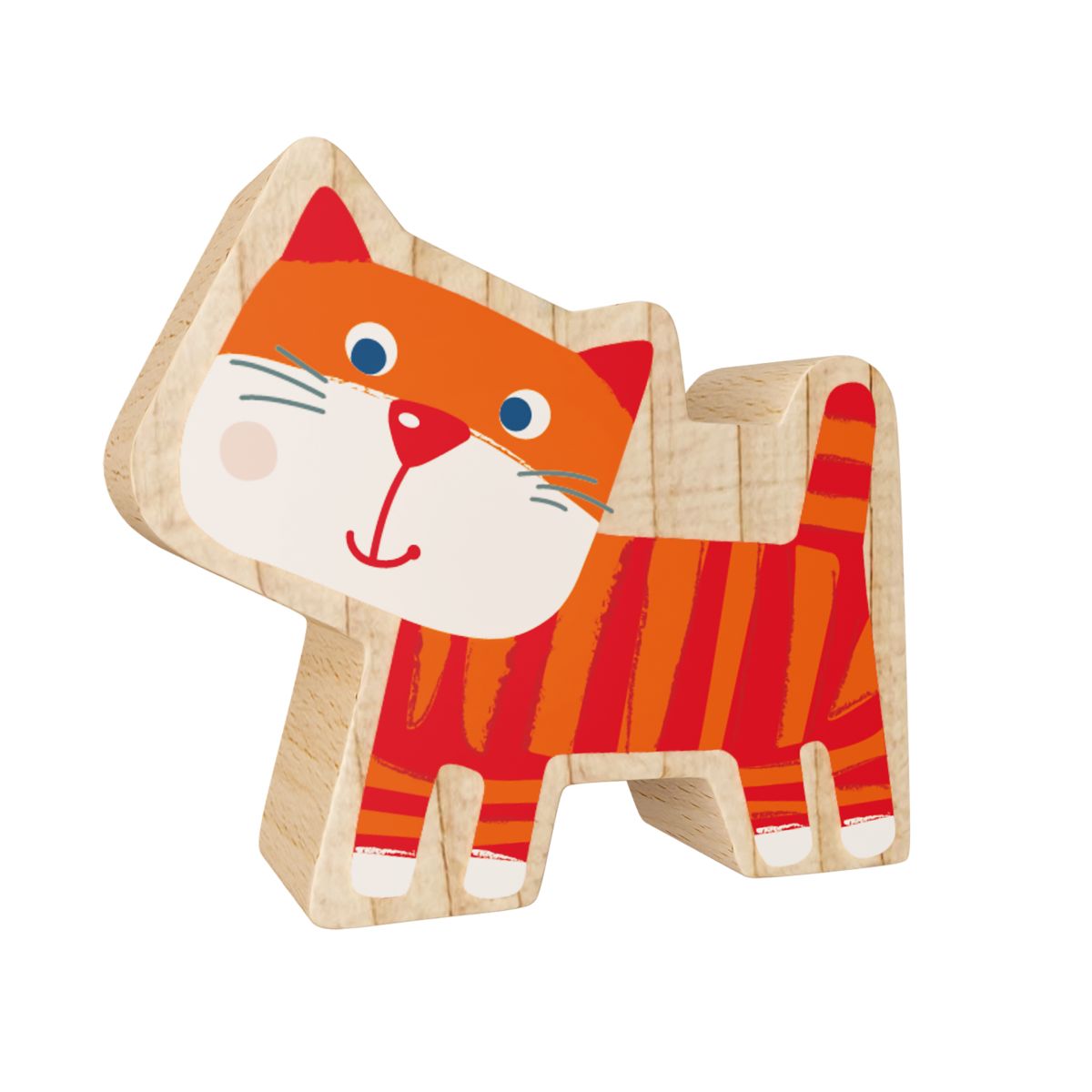 Katze Karo, orange - HABA Meine erste Bausteinwelt