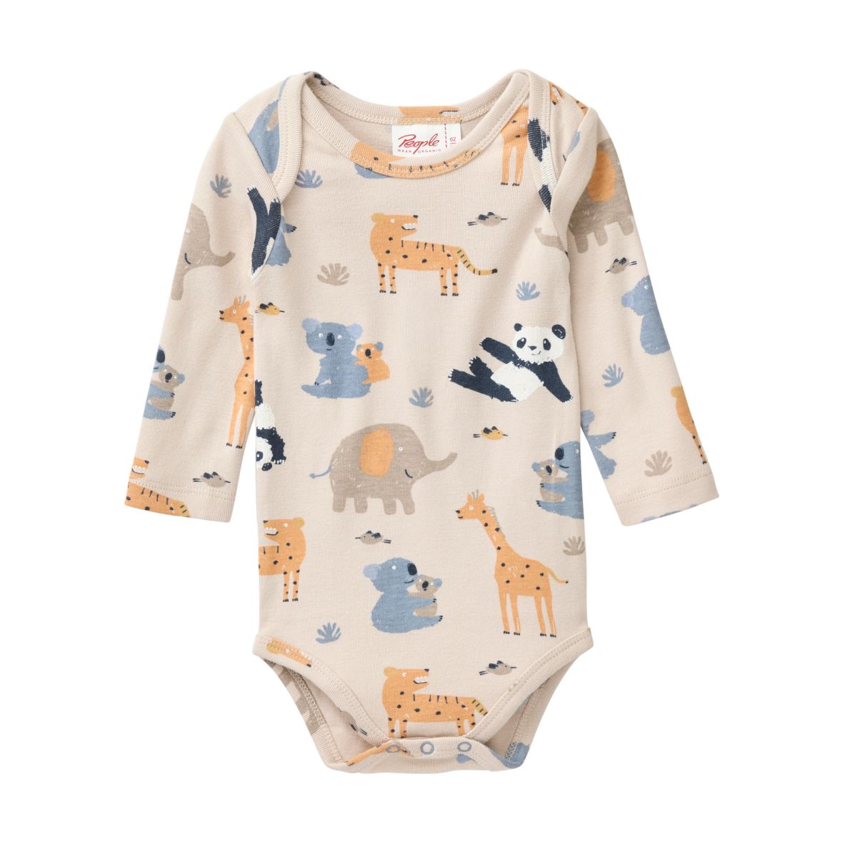 Langarm Body sand Zoo - 62-68