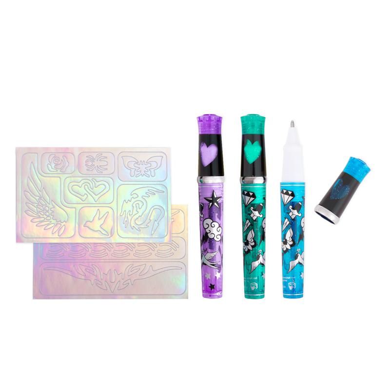 Tattoo Studio Gelstifte Glitzer 3er-Set (unterschiedliche Designs, 1 Stück)
