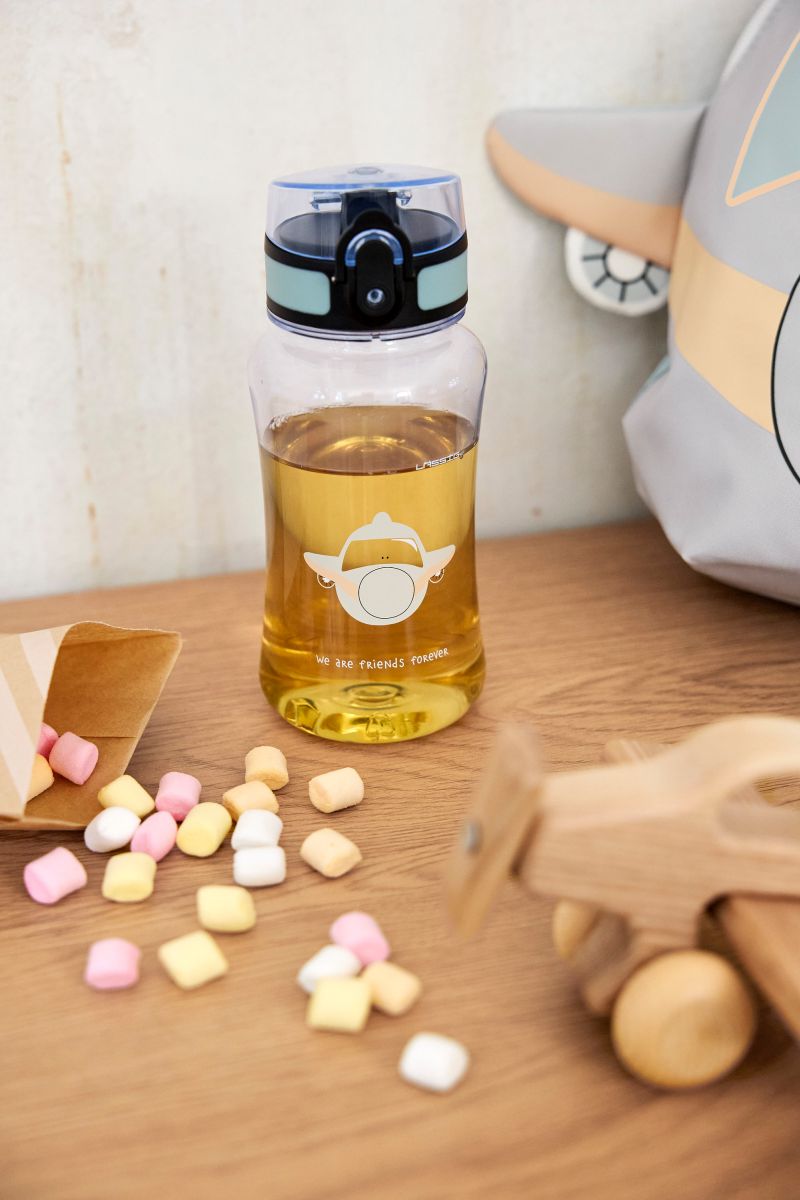 Tritan Kinder Trinkflasche 420 ml - Flugzeug - Lässig