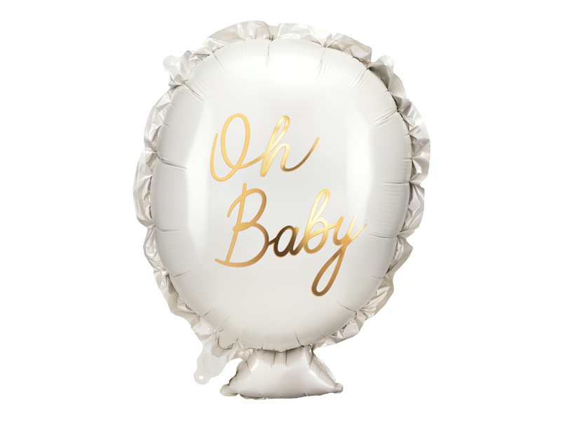 Folienballon Oh baby, 53x69 cm - Party Deco