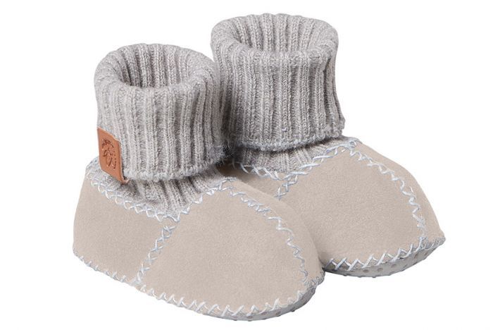 Balu Babyschuhe Lammfell natur - Gr. 18