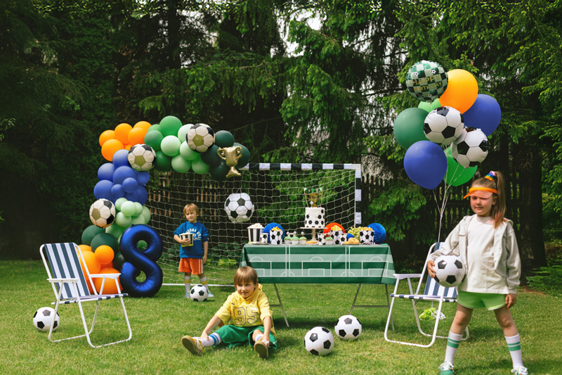 Folienluftballon Fußball 35cm - Party Deco