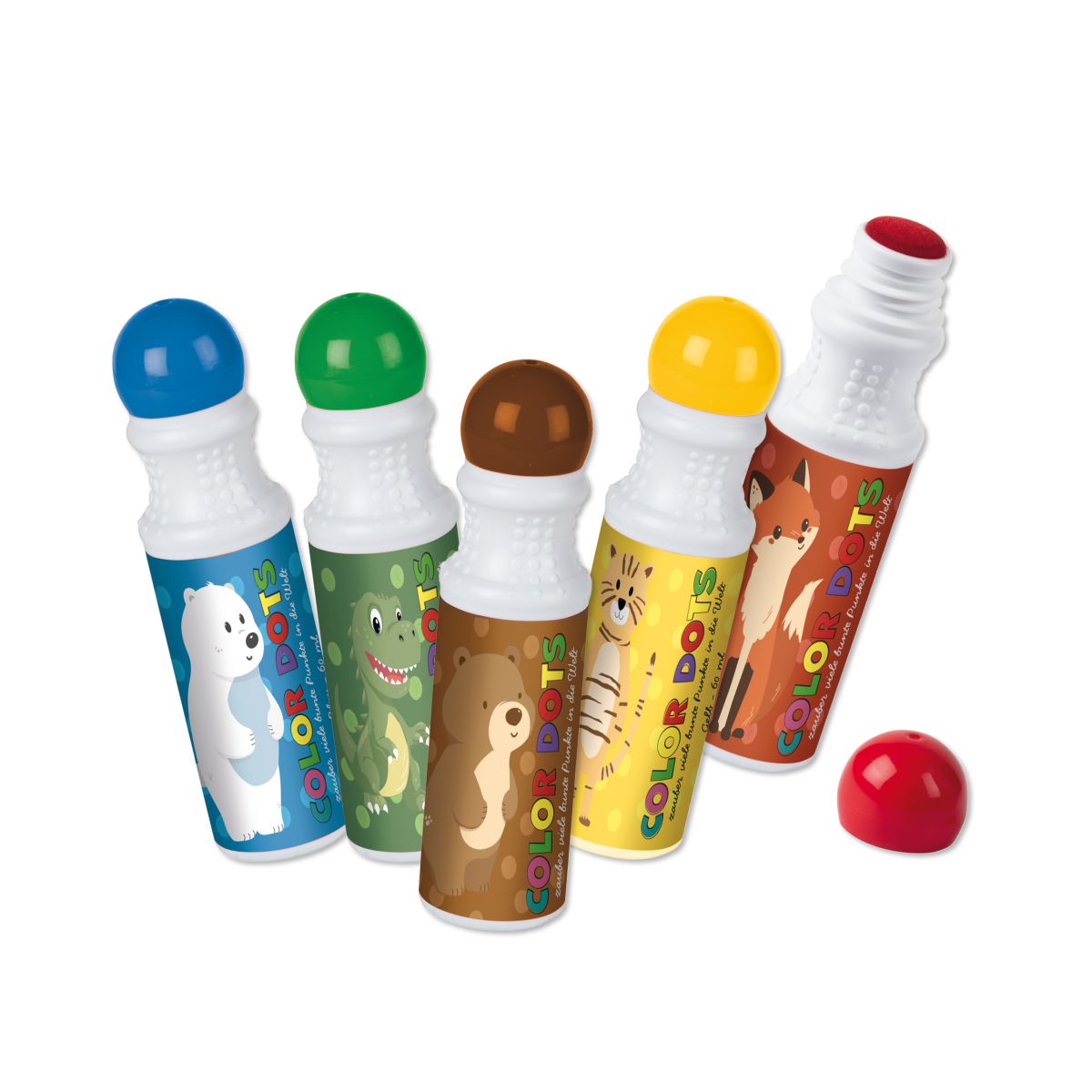 TapirElla Stempel-Marker, Color Dots (5er Set)