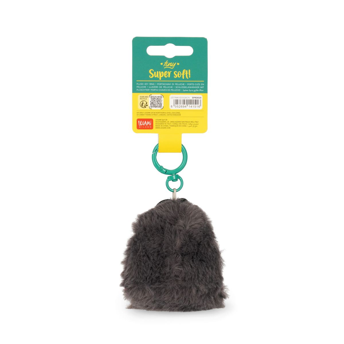 Plüsch-Schlüsselanhänger Gorilla - Tiny Super Soft! - Legami