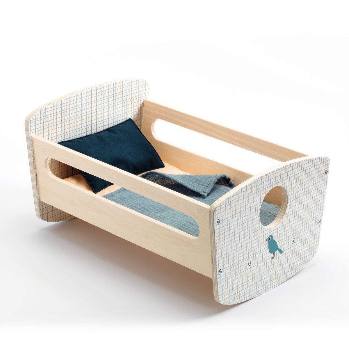 Pomea Puppenwiege Blue Night - Djeco