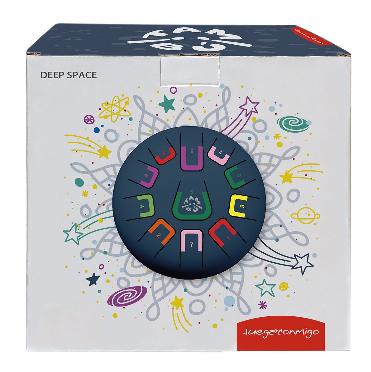 Tambu Zungentrommel 20cm - Deep Space (anthrazit)