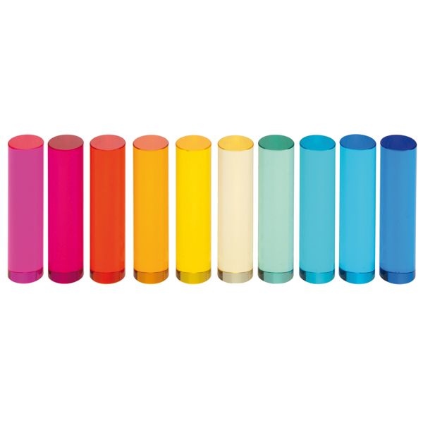 Acryl Zylinder (10er Set) - Eduplay