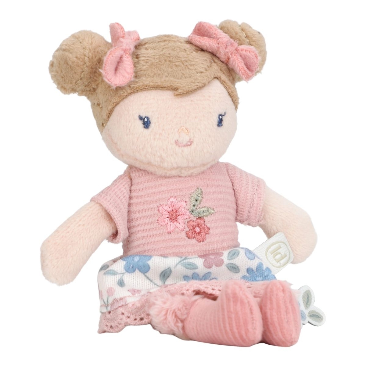 Kuschelpuppe Rosa klein 10cm - Little Dutch