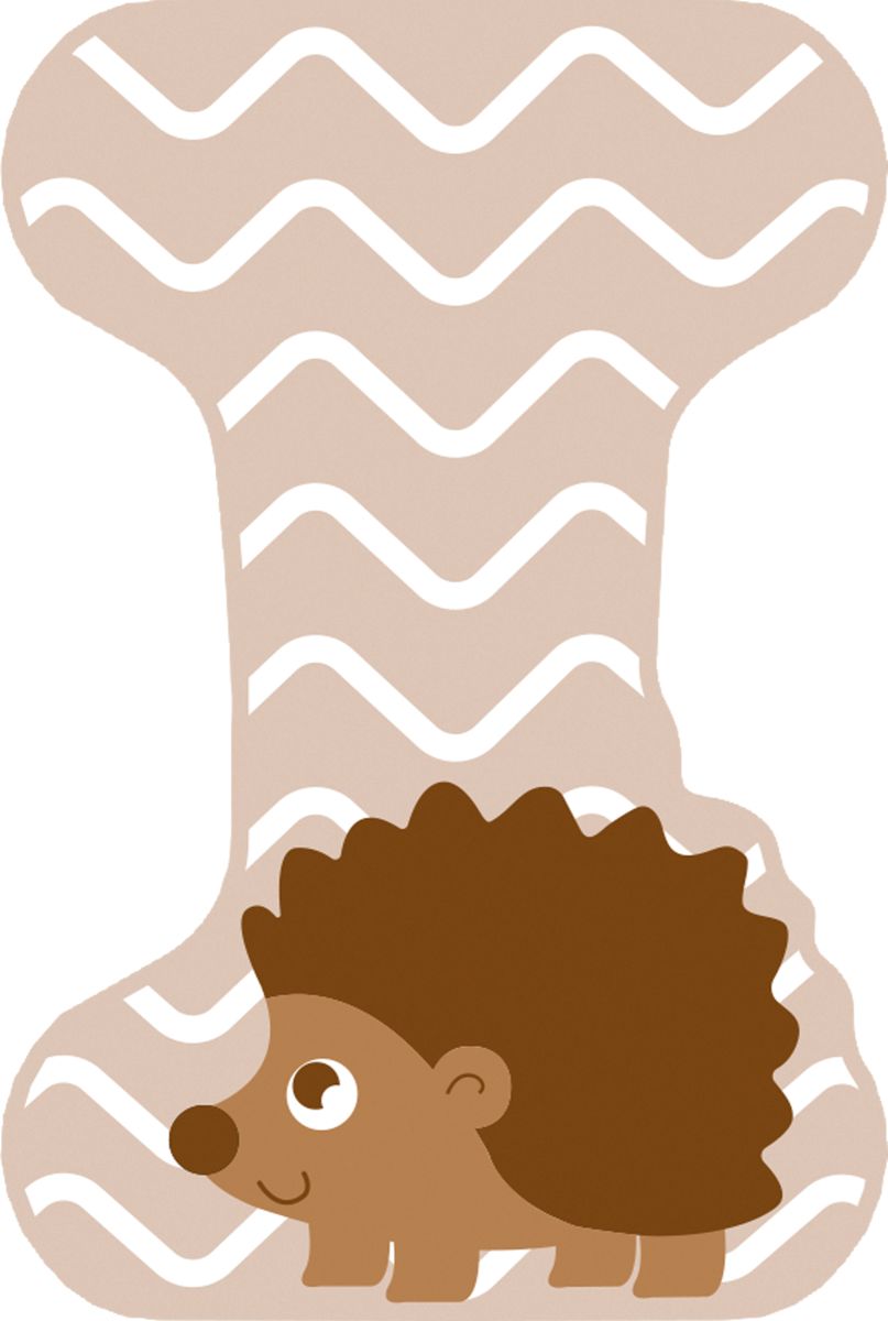 Holzbuchstabe I - beige