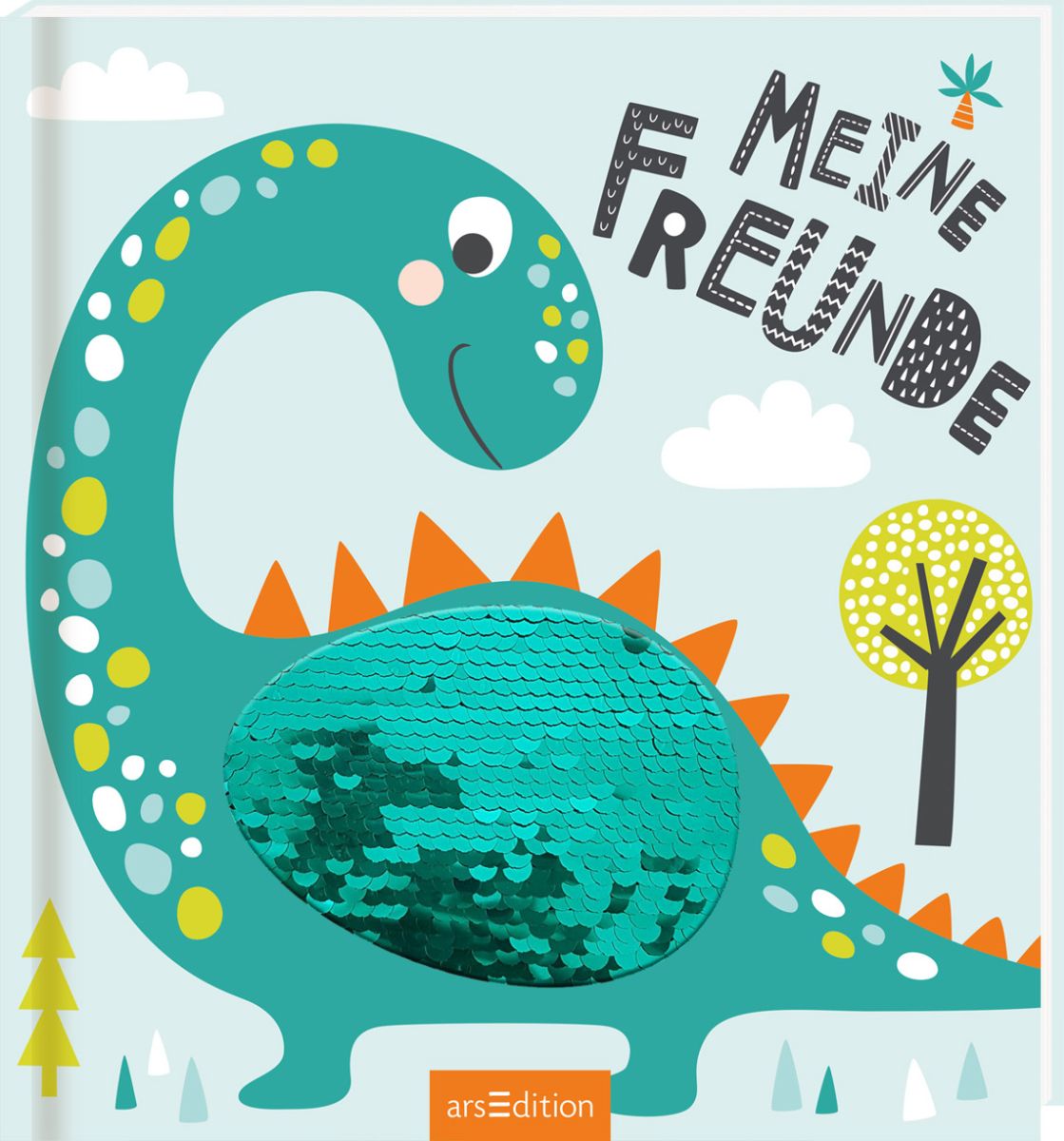Freundebuch: Meine Freunde - Dinos (mit Wendepailetten)