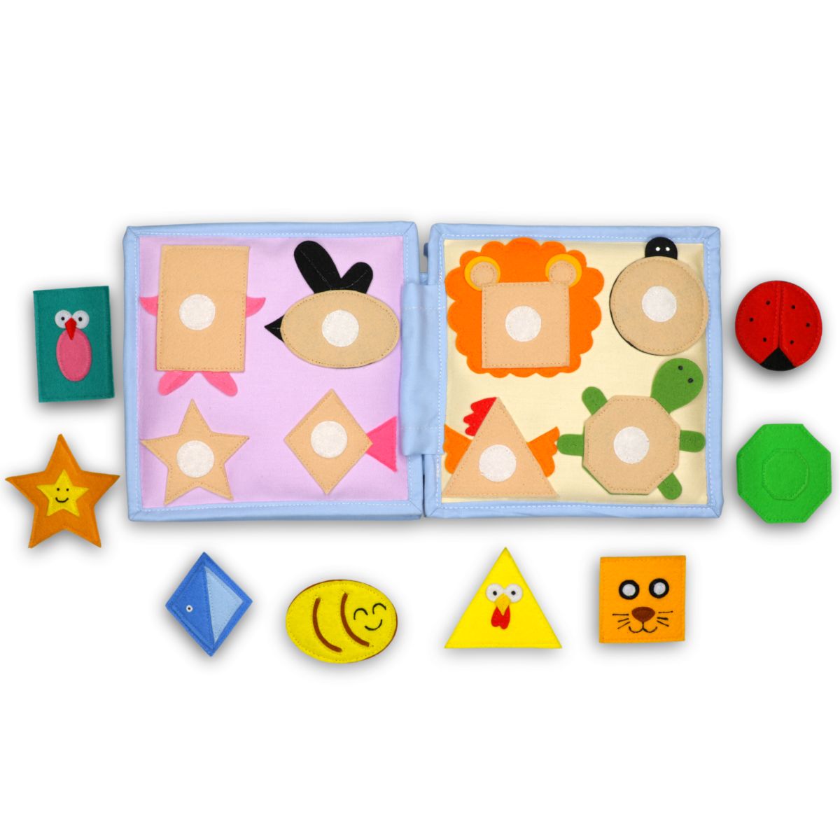 Mini Quiet Book Sonnenschein (ab 18 Monate) - Jolly Designs