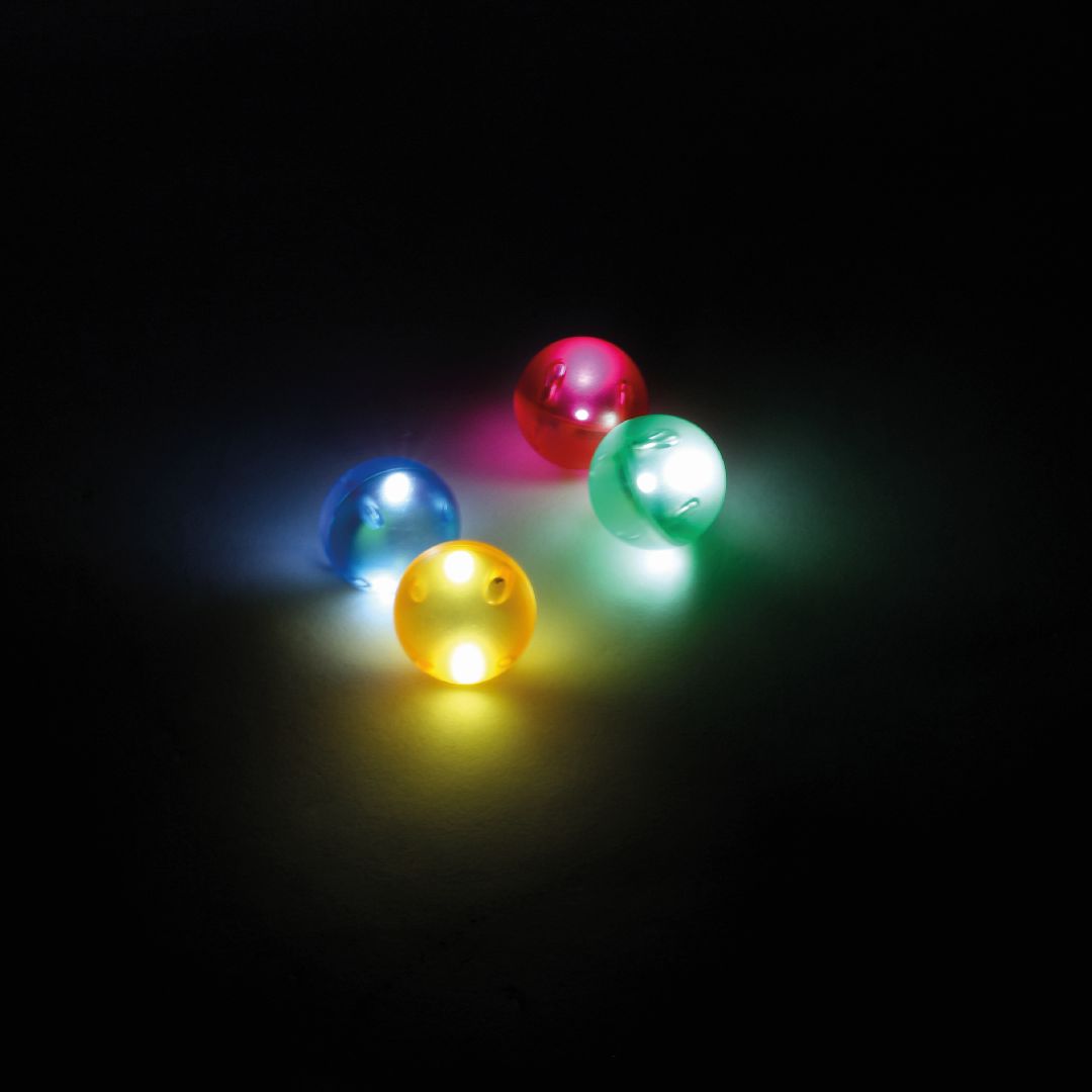 Cleverclixx Balls Pack Dazzling Lights (4 Kugeln mit Lichteffekt)