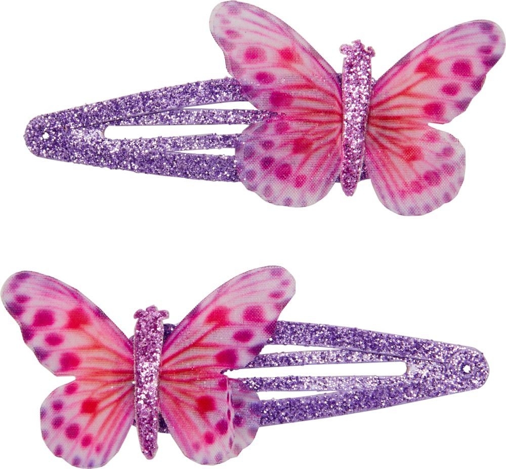 Haarclips Schmetterling no.3 - beautiful Stars(verschiedene Designs, 1 Set)