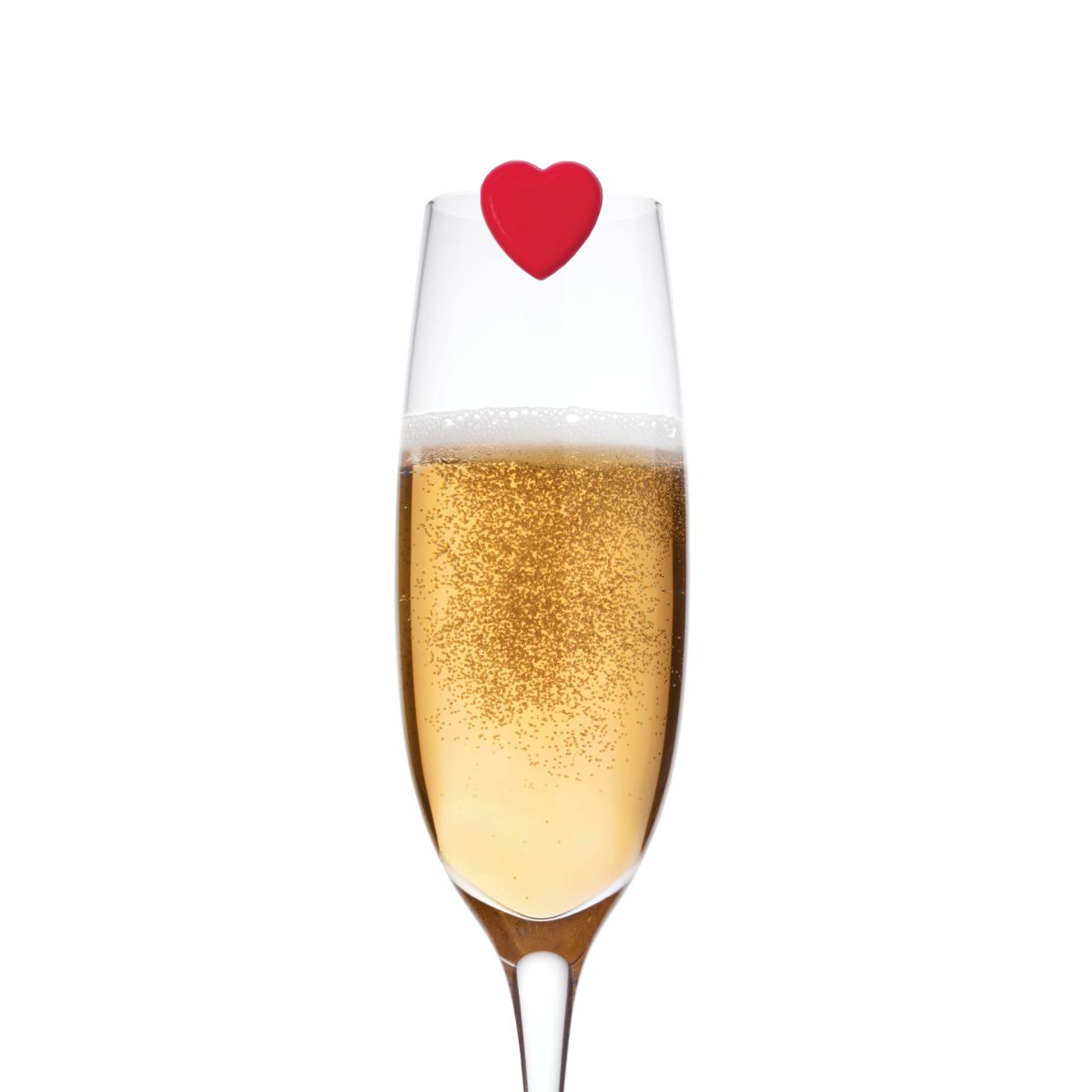 Set mit 6 Glasmarkierern Herz - Love Is In The Glass! - Legami