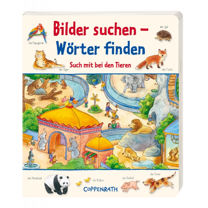 Buch: Bilder suchen - Wörter finden: Such mit bei den Tieren