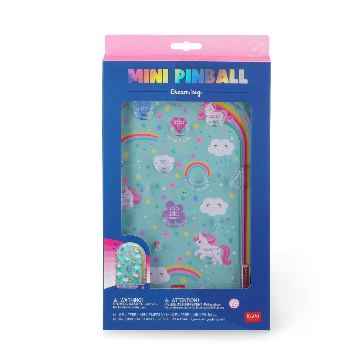 Mini Pinball Flipper Einhorn - Legami