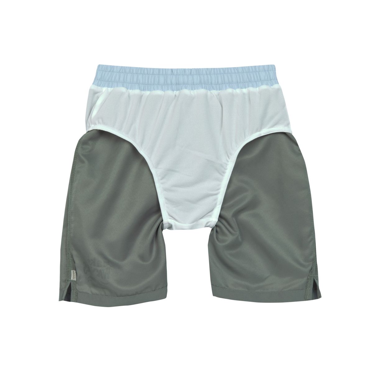 Bade-Shorts make waves, olivegrün - Gr. 116