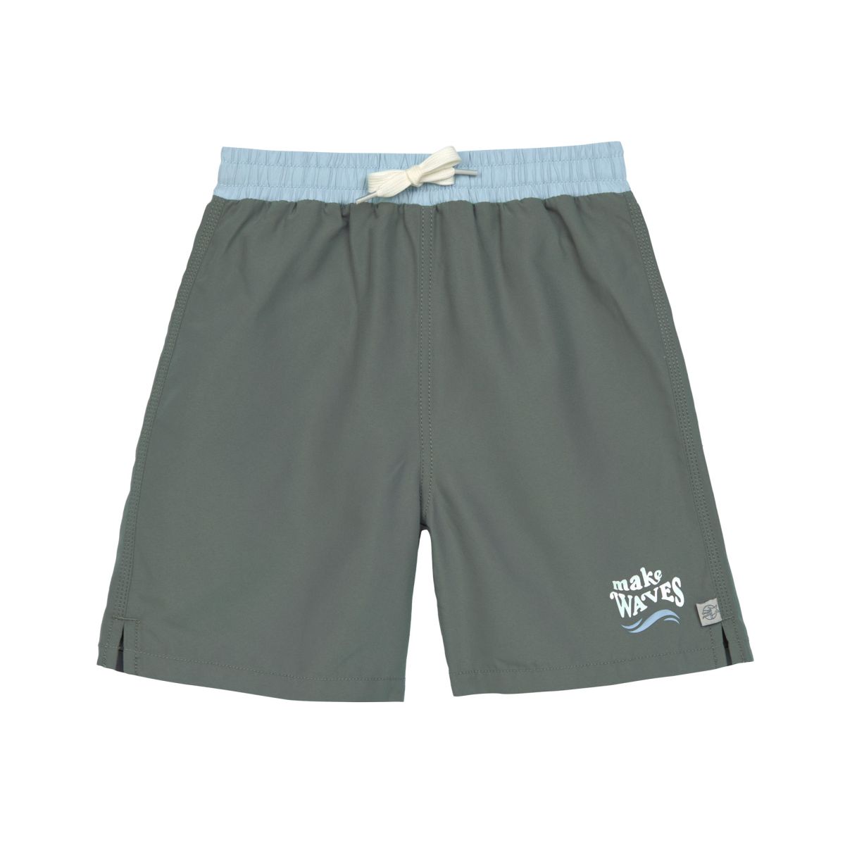 Bade-Shorts make waves, olivegrün - Gr. 116