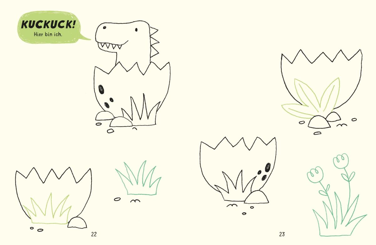 Usborne Minis: Kritzelspaß Dinosaurier 6+