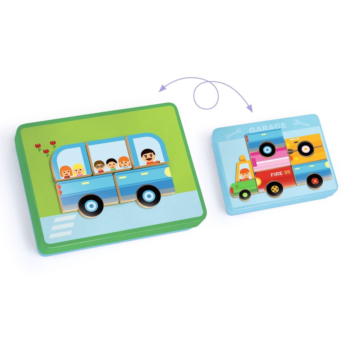 Magnetspiel: Vehicles - Djeco
